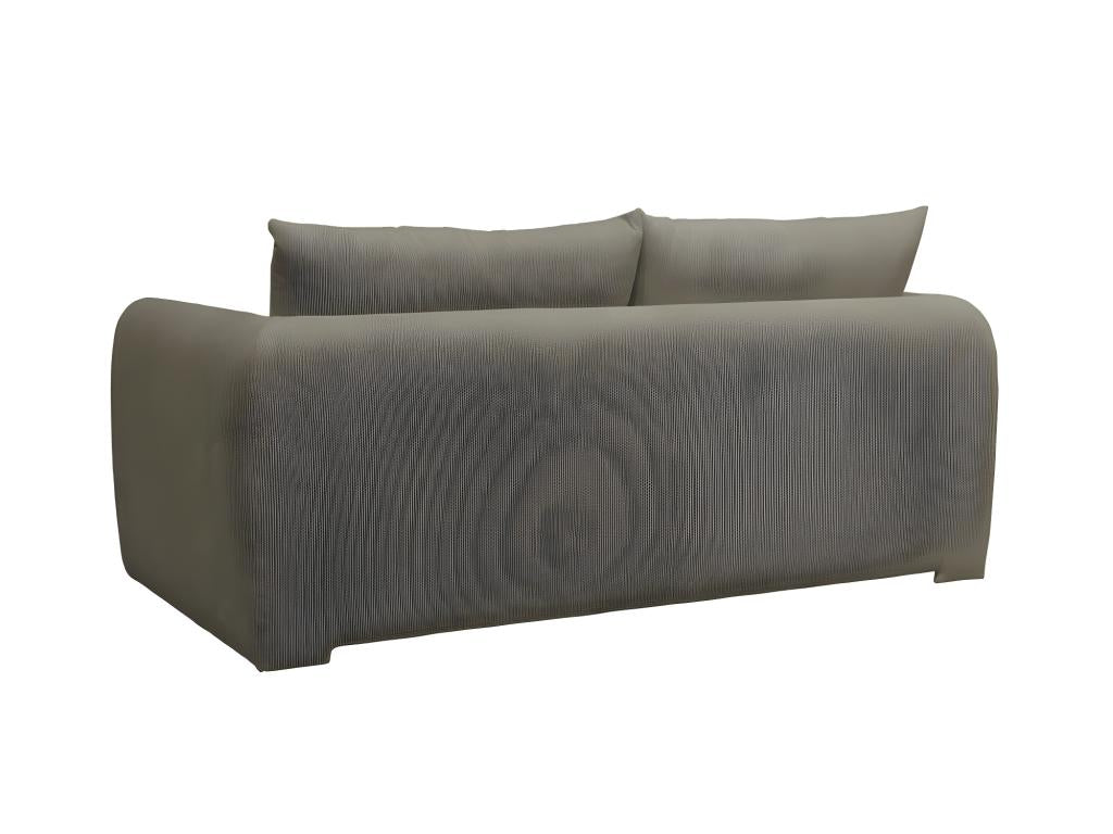 Elariva - 2.5 seater corduroy sofa - Khaki green ZIVS76474
