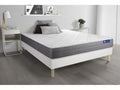 Latex and memory foam mattress set 160x200 cm 5 comfort zones white slatted base VSAY69503