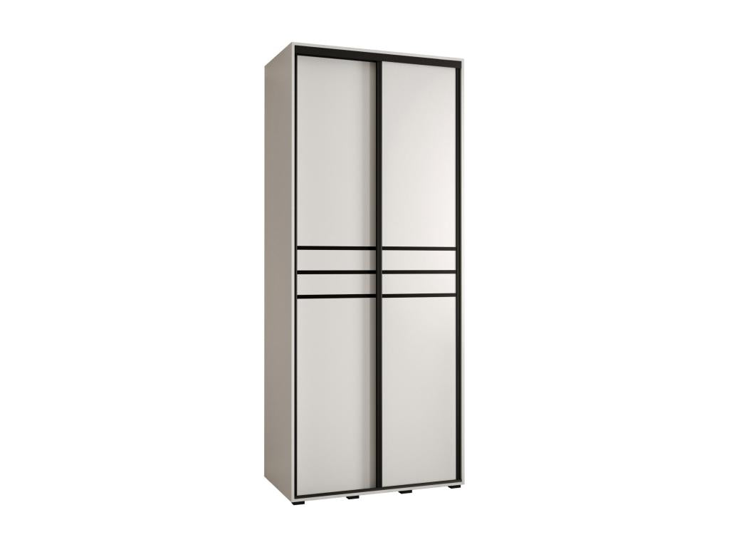 10" Sliding Door Wardrobe 235.2/110/60 2 Doors ZCZE06616