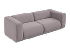 Modular 3-seater velvet sofa - lavender - Elariva DBUM32134