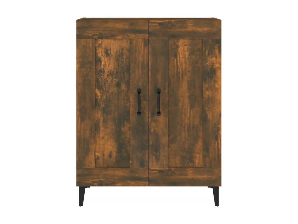 Smoked oak sideboard 69.5x34x90 cm engineered wood XXSA59653