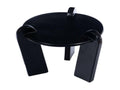 Round black aluminum coffee table D64 - Boisona PIBL80089