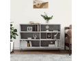 Concrete grey sideboard 103.5x35x70 cm engineered wood RBWI00012
