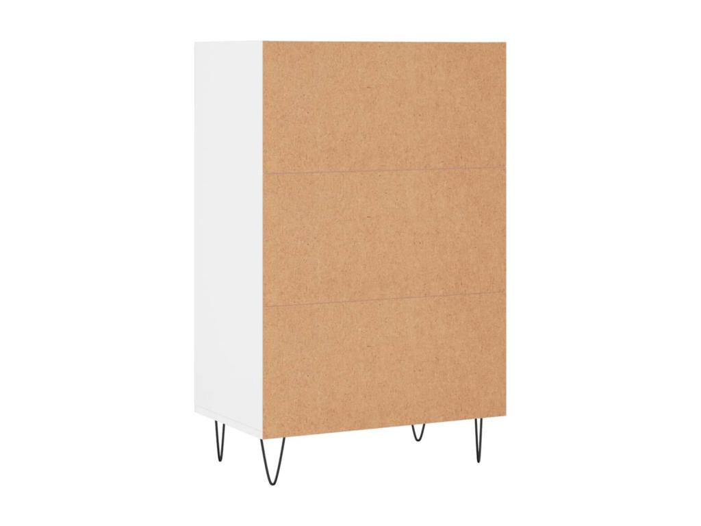 White tall sideboard 57x35x90 cm engineered wood IQPA32600