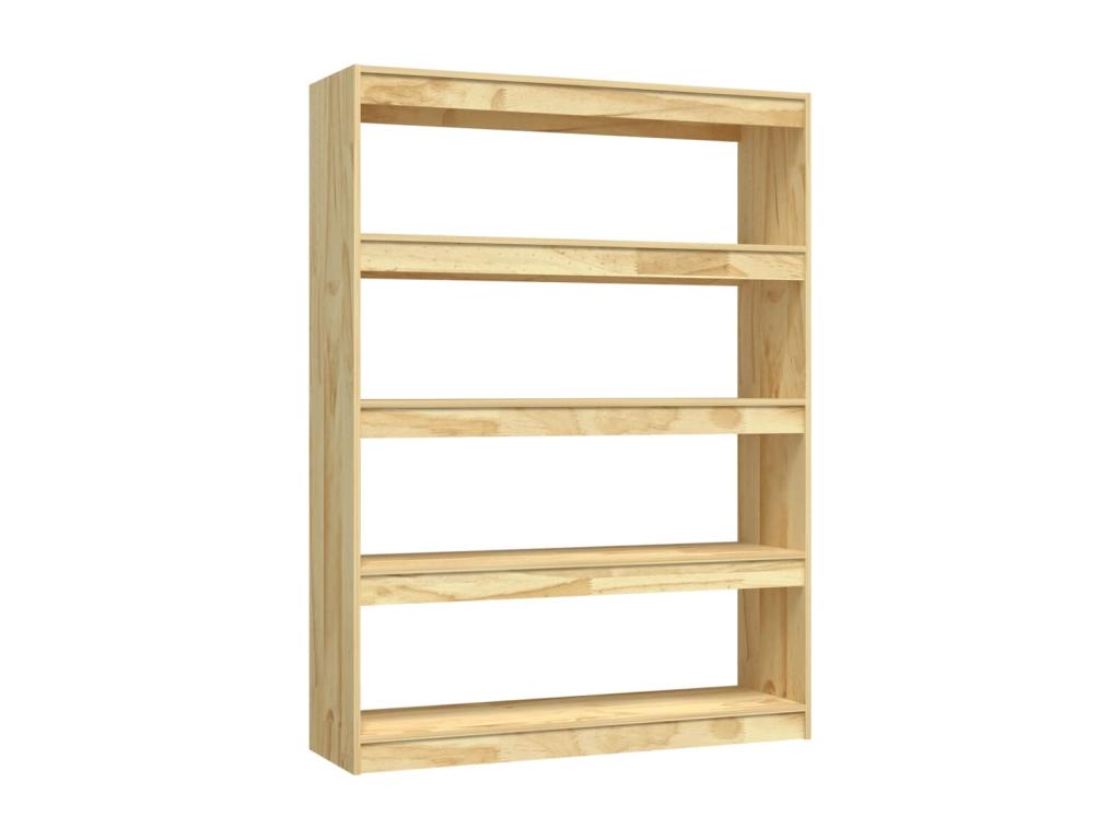 Bookshelf/Room Divider 100x30x135.5 cm Solid Pine VOAD00314