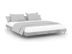 Bed frame without mattress, concrete grey, 120x200 cm, TGJM63936
