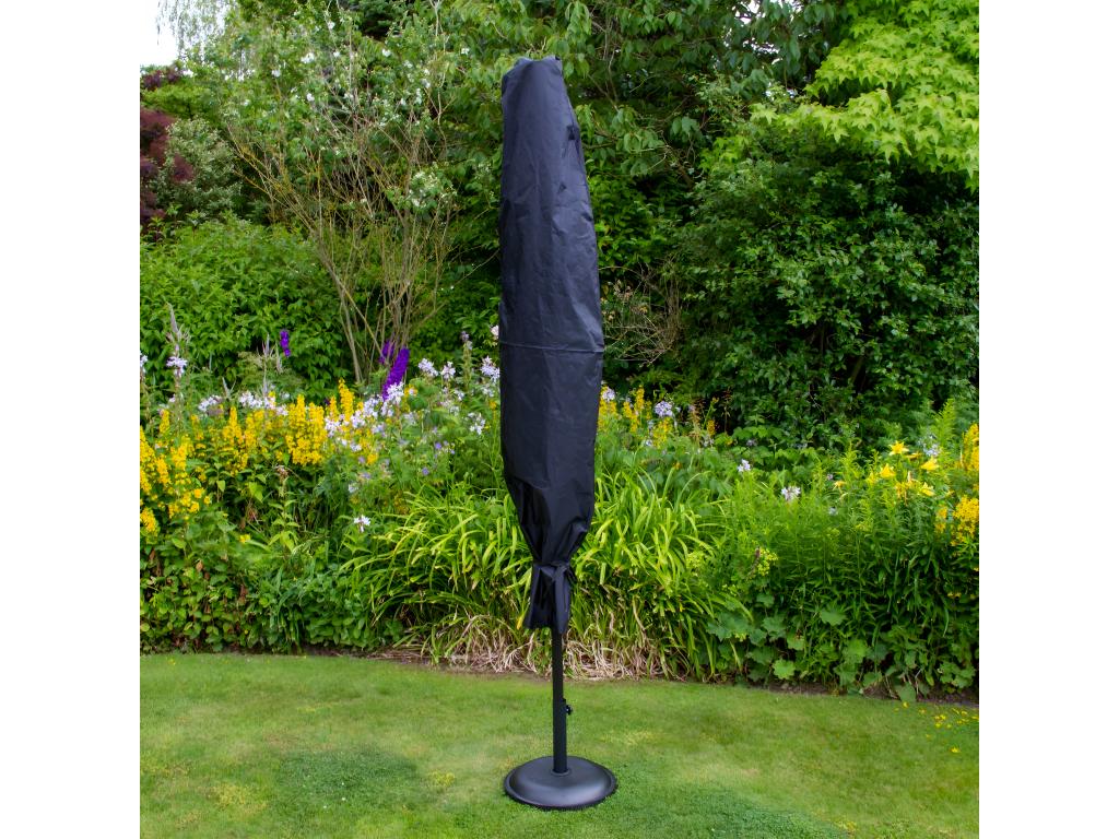 Cream Parasol 270 cm with 32 Integrated LEDs Elarivas BQMH56364