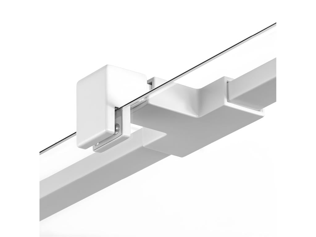 Right-hand pivoting shower enclosure 120x70 WHITE, white color, front access RICJ22630