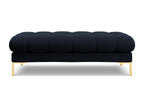 Elariva - 2-seater bench in dark blue velvet - 62x133x41cm CRBI71688