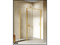 Shower Door with Side Panel - 100x100x200 - BRUSHED GOLD - PRIME - RIGHT WVEB69524