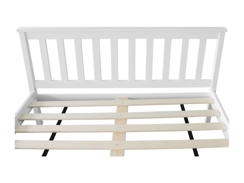 Bed with mattress, solid pine wood, 140x200 cm, OJTZ36899
