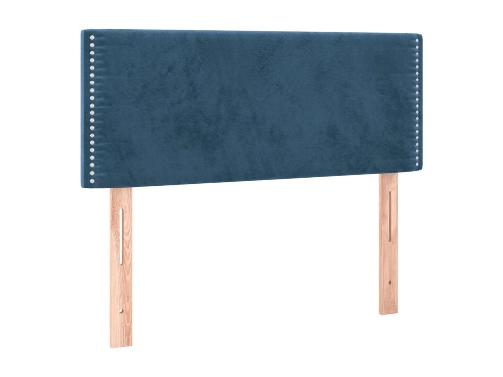 Dark Blue Headboard 100x5x78/88 cm Velvet IPDR82419