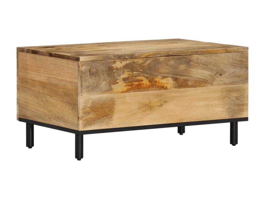 Coffee table 80x50x40 cm solid mango wood EQKV69373