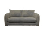 Elariva - 2.5 seater corduroy sofa - Khaki green ZIVS76474