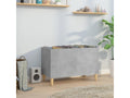 Concrete grey disc cabinet 74.5x38x48 cm engineered wood JRQG00746
