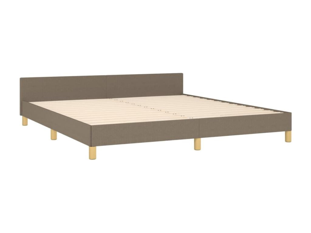 Bed frame with headboard 160x200 cm Fabric AKAF93402