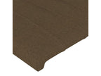 2-piece headboard set, dark brown, 100x5x78/88 cm, fabric FEAT17171