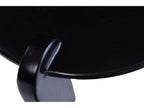 Round black aluminum coffee table D64 - Boisona PIBL80089