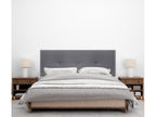 Elariva Faux Leather Headboard with Buttons 160x50cm for 150/160cm Beds - Grey RISG77577