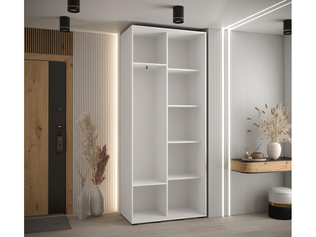 10" Sliding Door Wardrobe 235.2/100/45 2 Doors XSLO76012