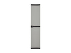 Garden storage cabinet with 3 shelves, grey-black, 34x40x168 RJOM07497