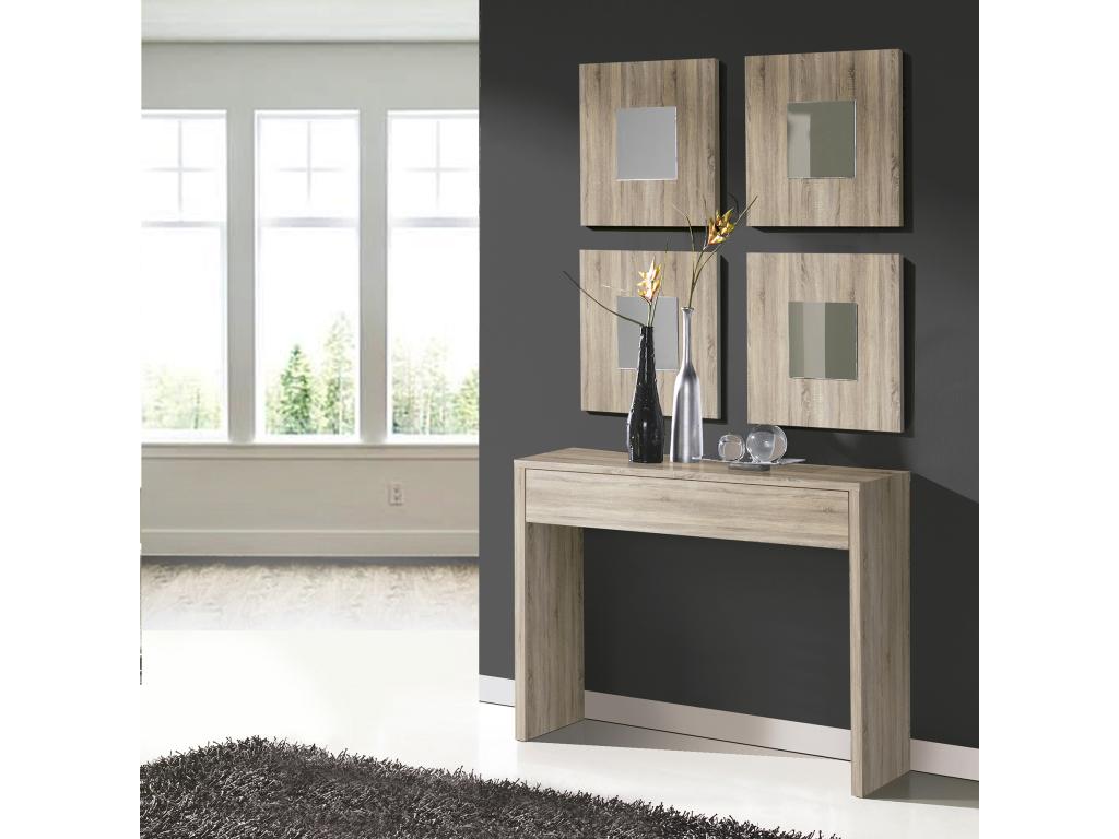 Console table with 1 drawer - W- 100 x D- 30 x H- 76 cm NTQE68229