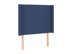 Blue LED Headboard 103x16x118/128 cm Fabric CHGK14544