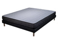 Foam Mattress Set - 140x190cm - Memory Foam Top Layer - Black Slatted Base DNBV42970