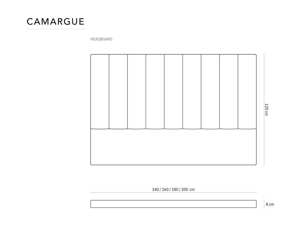 Elariva - 160x120cm Bottle Green Velvet Headboard - 160x8x120cm GDJA07175