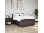 Bed base with mattress, dark brown, 140x200 cm, XYGL27083