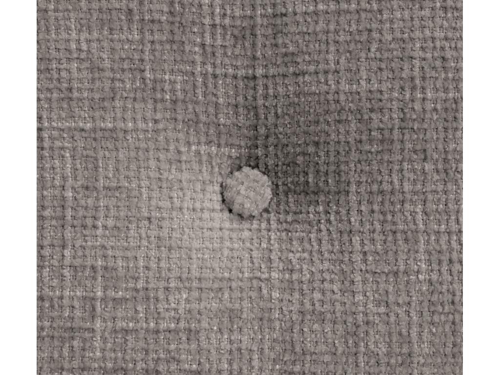 Boisona Natural Wool Headboard with Buttons 160x105cm with Legs for 150/160cm Beds - Grey CLMK81481