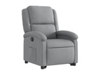 Light Grey Fabric Reclining Armchair LMLE83670