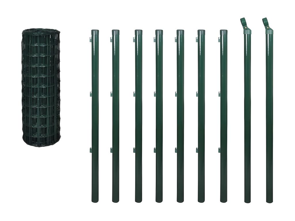 Euro Steel Fence 10x1.5 m Green JVKH93341