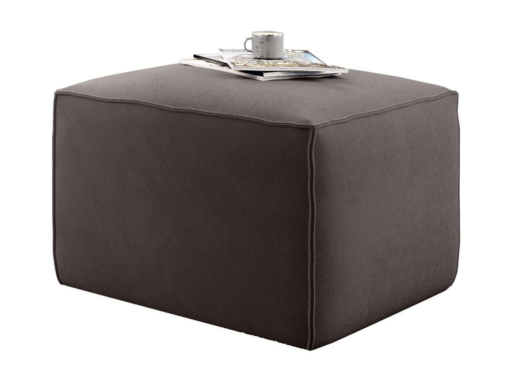 Modern brown fabric pouf 88cm WVNT20669