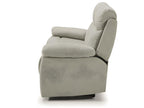 Manual 3-seater sofa in grey fabric - W- 190 x D- 90 x H- 103 cm CLYI30037
