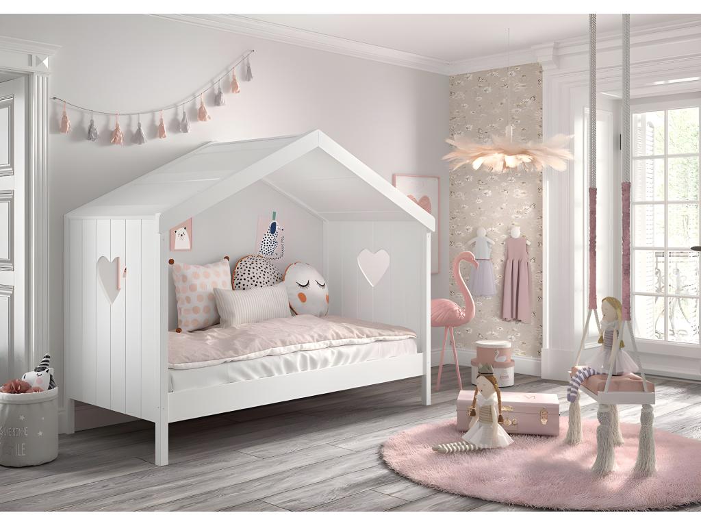 Children's Bed KSB005 99x213x172 White KAAJ37937