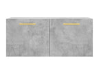 Concrete grey wall cabinet 80x36.5x35 engineered wood YXFI61693