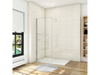 Walk-in shower enclosure 70x190cm with shelves and 140cm support bar, trimmable to 8mm, anti-limescale glass FLOI99223