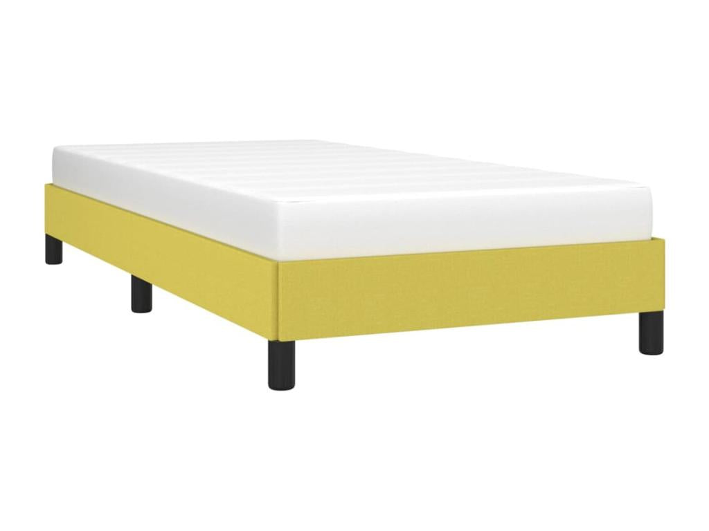 Green Bed Frame 100x200 cm Fabric UUCG78359