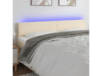 Cream LED Headboard 180x5x78/88 cm Fabric RPVN97716