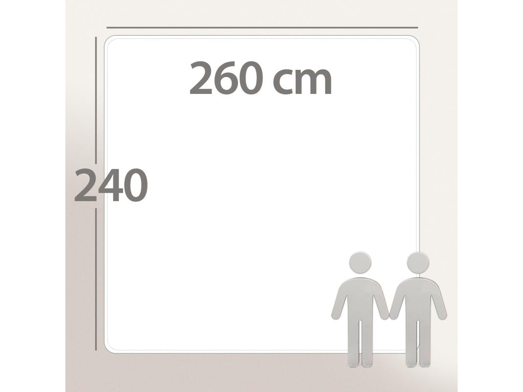 Winter duvet 260x240 cm Ginger/Pebble, 400 g/m² polyester fiber filling FVRB86328