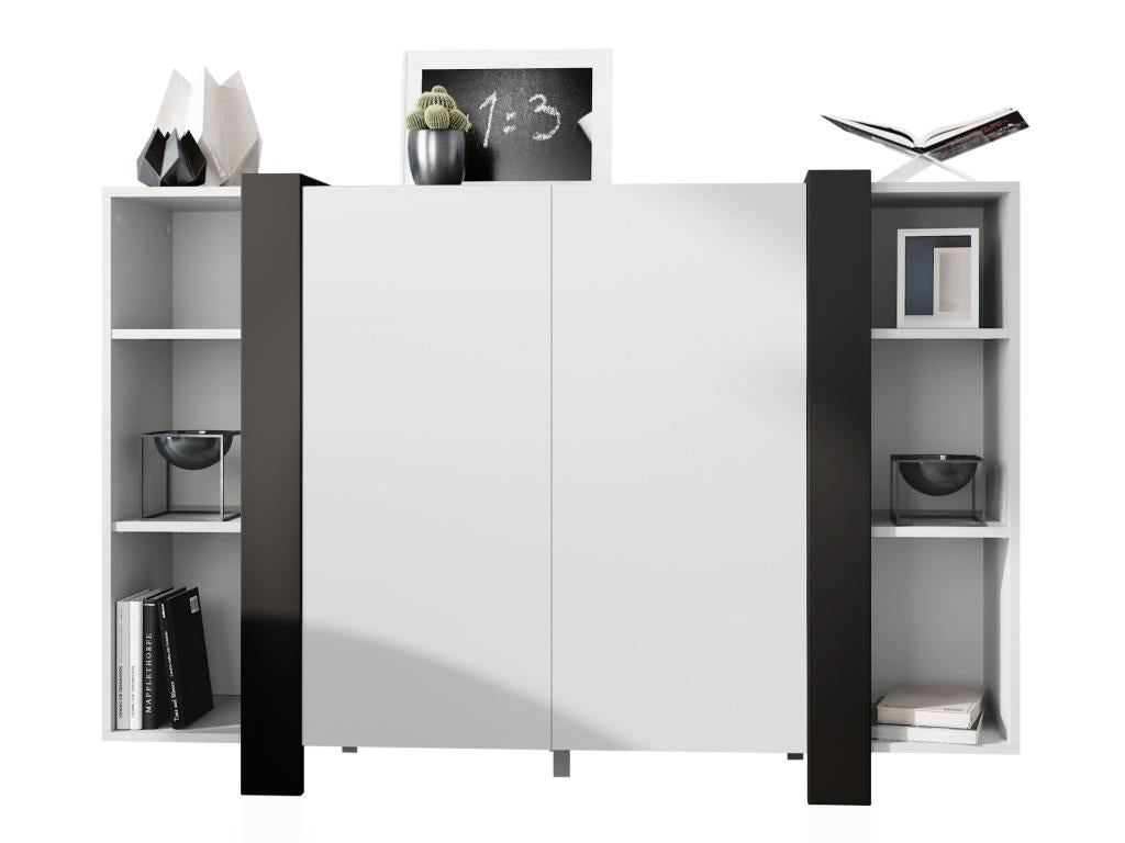 Matte Black and White Furniture (WxHxD) 149x101x34 cm BJSA47557