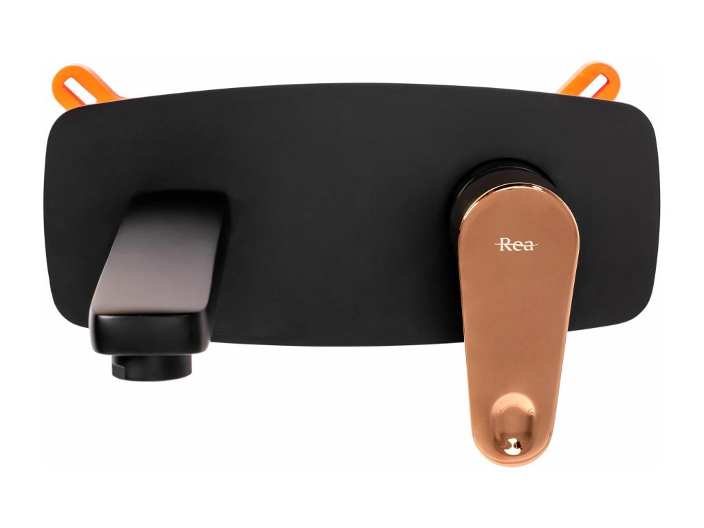 Elariva KEEG30095 Mild Black/Rose Gold Concealed Faucet