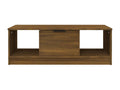 Coffee table in brown oak, 102x50x36 cm, engineered wood, MOZZ85237