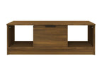 Coffee table in brown oak, 102x50x36 cm, engineered wood, MOZZ85237