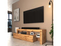TV stand - 172 cm oak - with LED - Elariva ZMYQ38817