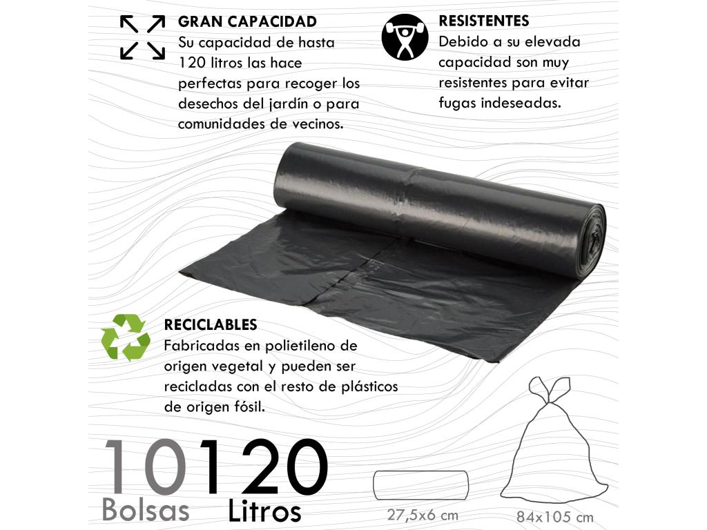 110-litre recycling container opening, 3x garbage bags of 10 units, L57 W42 H88 LBRN91377