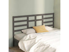 Grey Headboard 206x4x104 cm Solid Pine Wood COZI40768