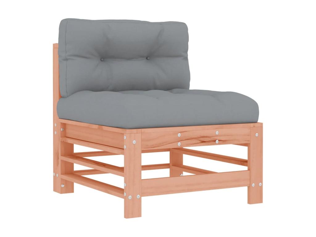 Boisona 7-piece garden furniture set with solid wood cushions QYPQ44018