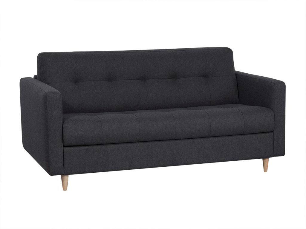 3-seater express convertible sofa in fabric - Anthracite KXMY03647